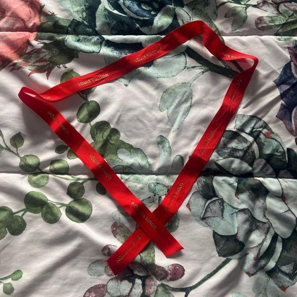 Red Holiday Louis Vuitton ribbon